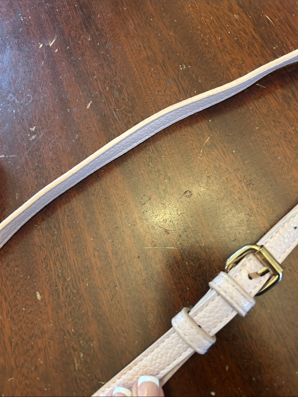 A New Day Crossbody pale pink Gold Hardware EUC - Picture 4 of 9